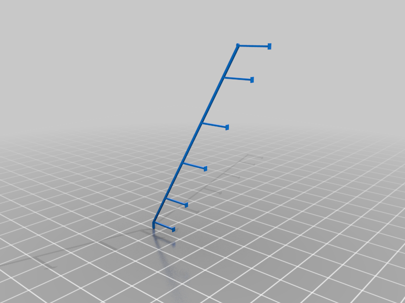 Miniatura 6 do modelo 3D Simple Floating Stairs (Scale 1:96)