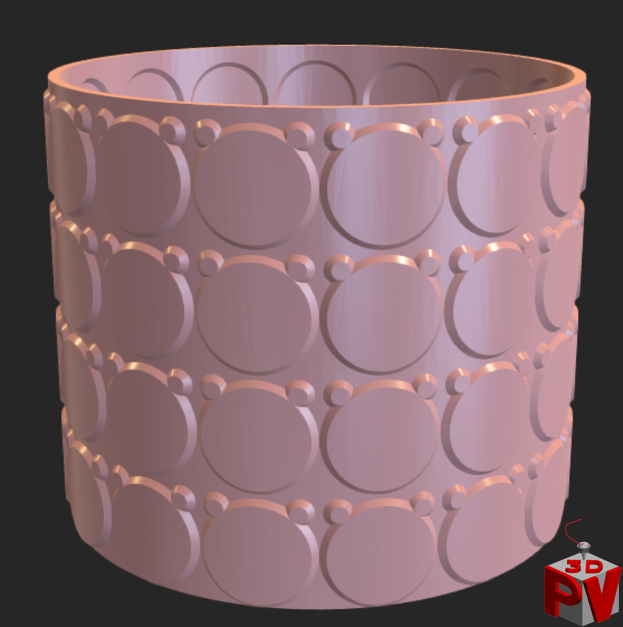 Panda Organizer Bin (Vase Mode/ Spiral Vase)