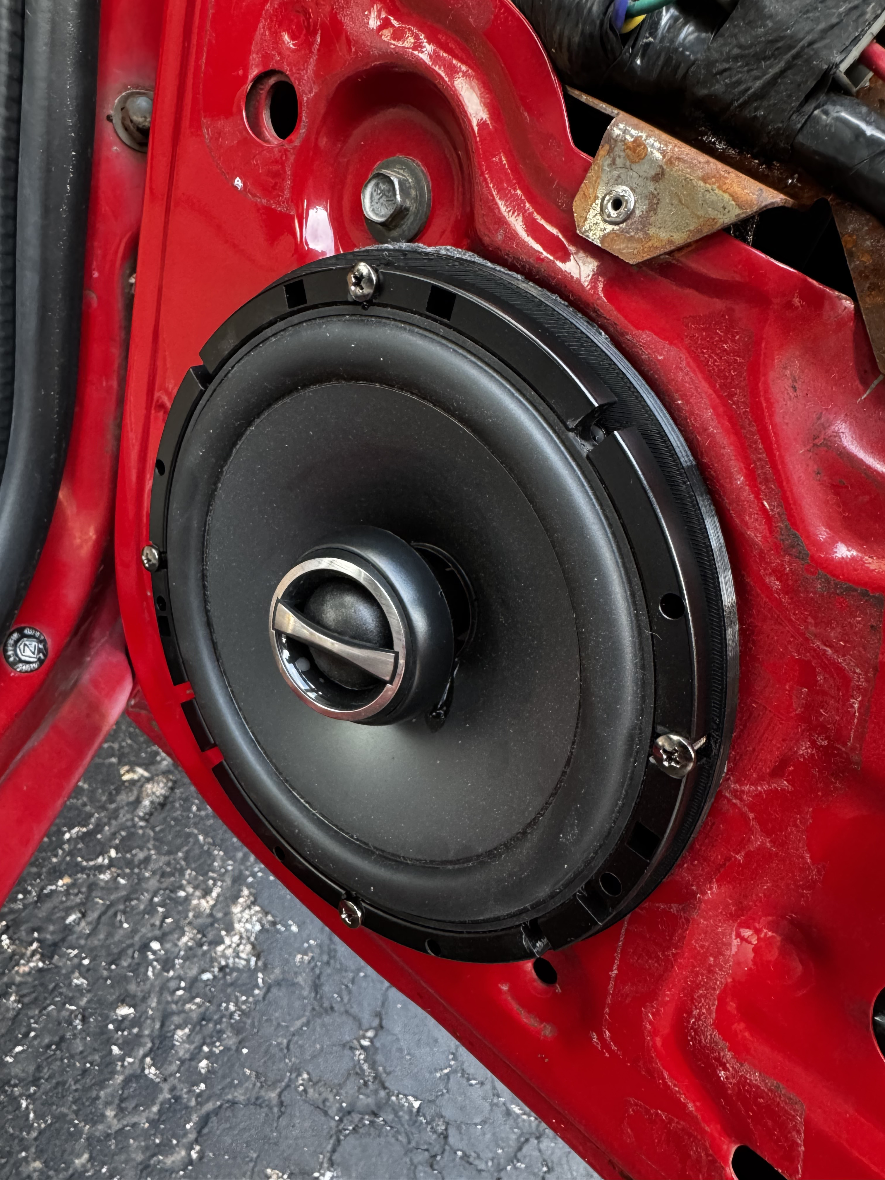 Mustang fox Body Speaker mountig bracket 3D model