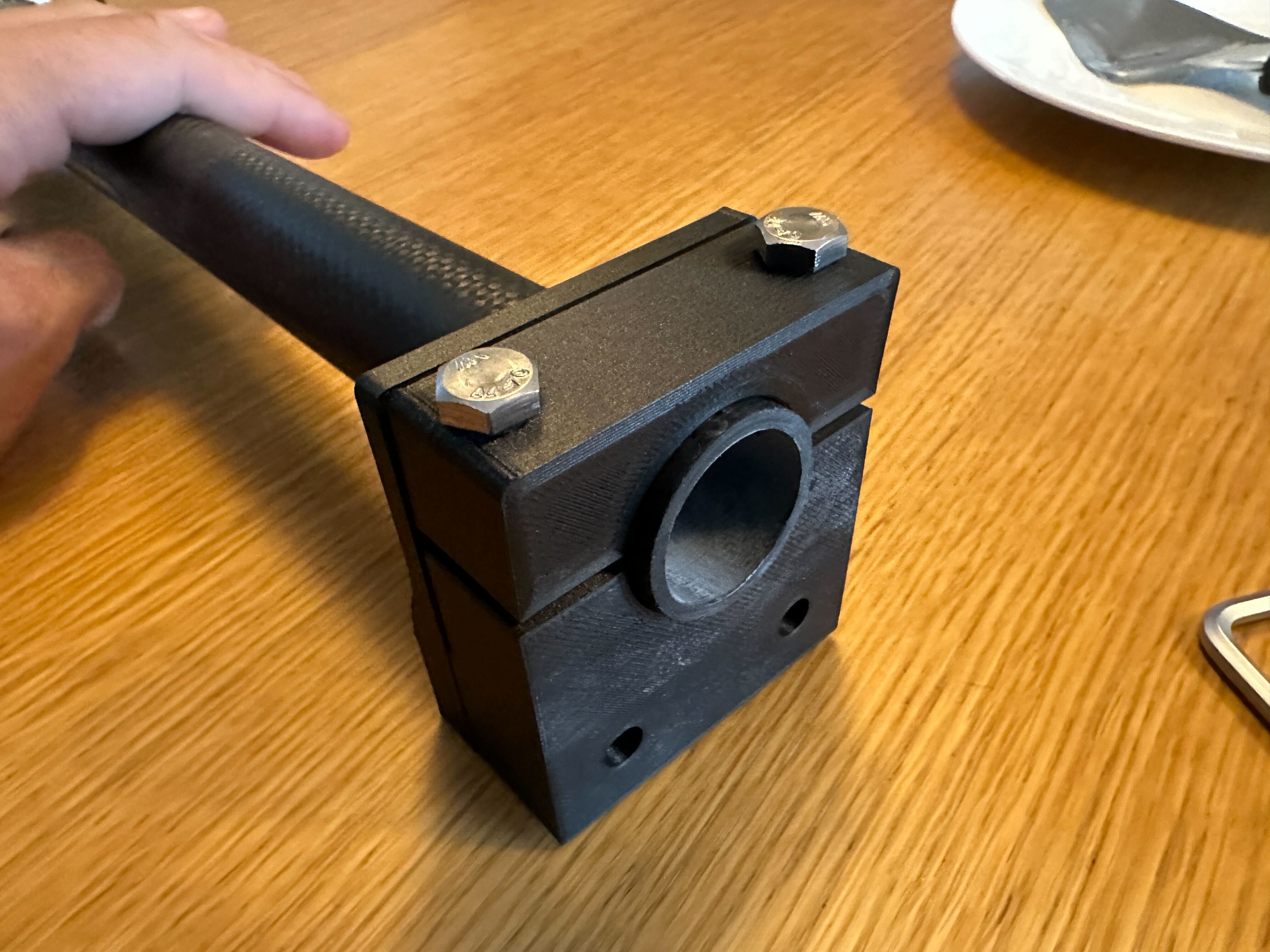 Carbon bicycle fork cutting jig by Patrik Rosén Download free STL