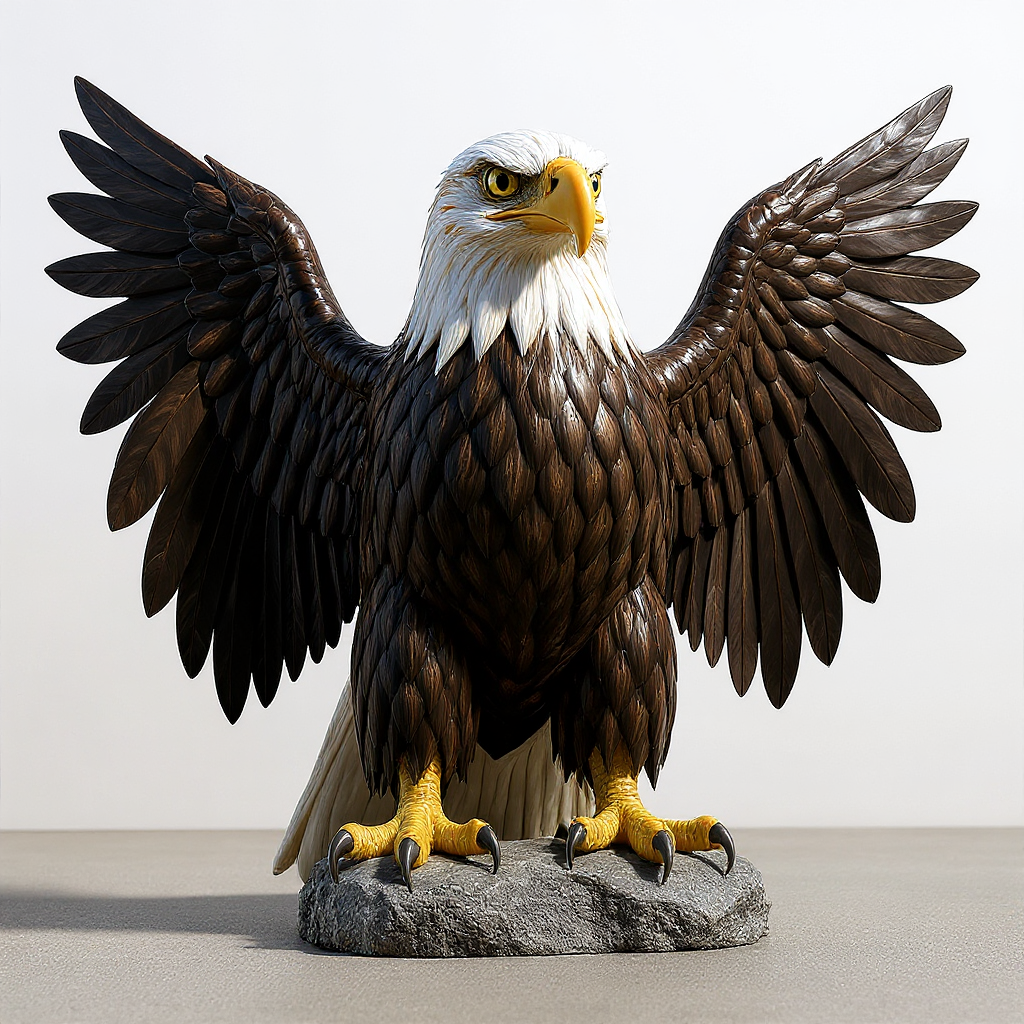 baby eagle statue