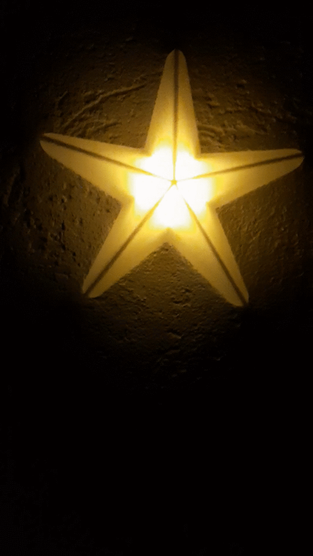Christmas light LED Star