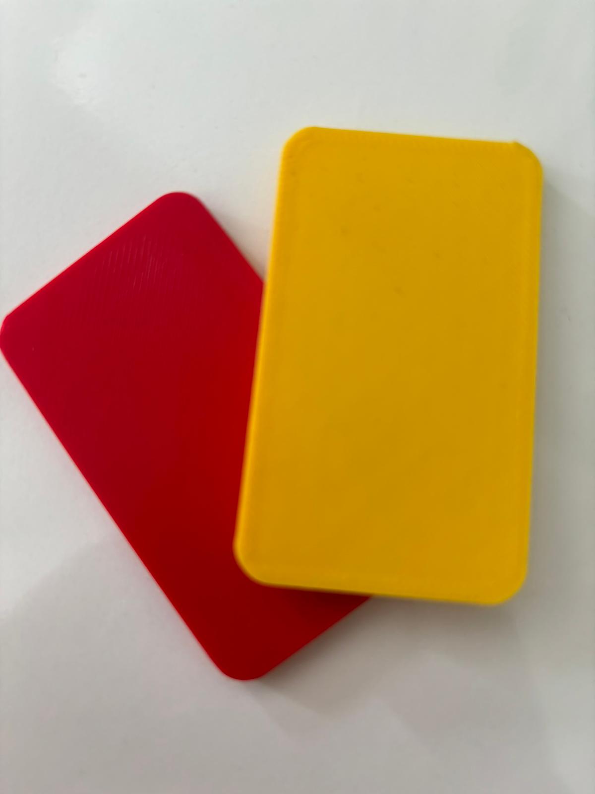 Red and yellow card by Mikuláš Kopřiva | Download free STL model ...