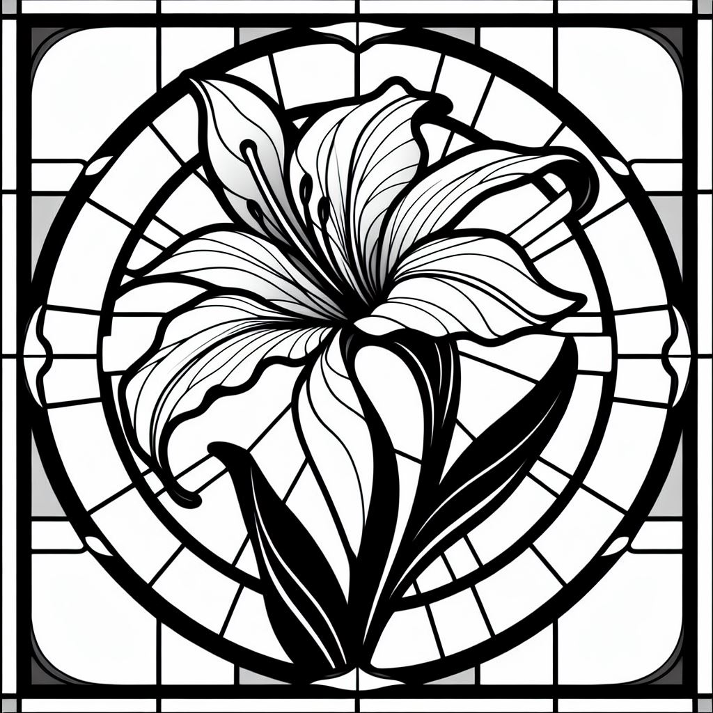 Wall art / coaster: Lily
