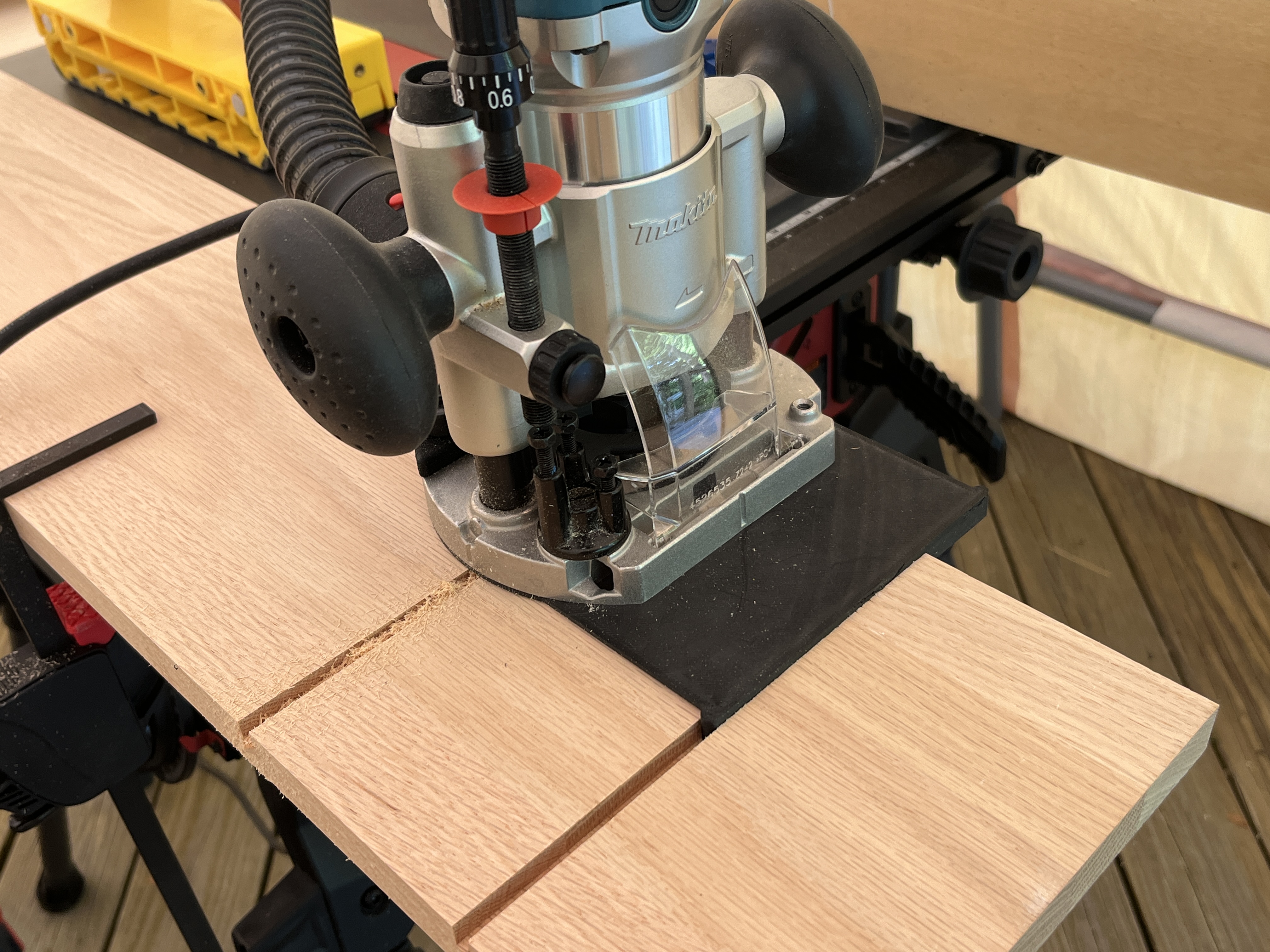 Microjig Matchfit Makita 1/4" Router Guides - Relief and Dovetail Tracks