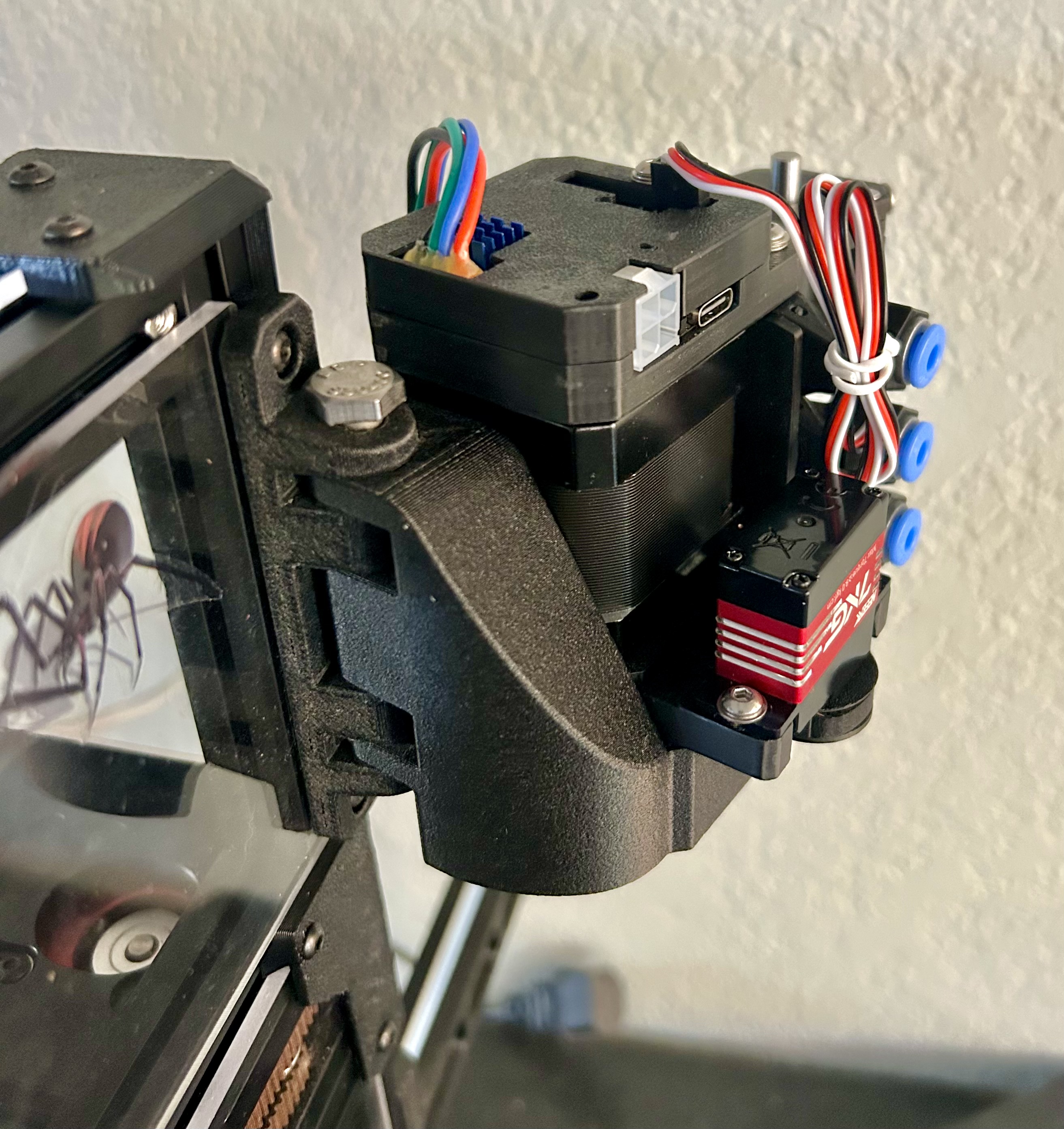 Gear Cover with integrated hinge 3D model