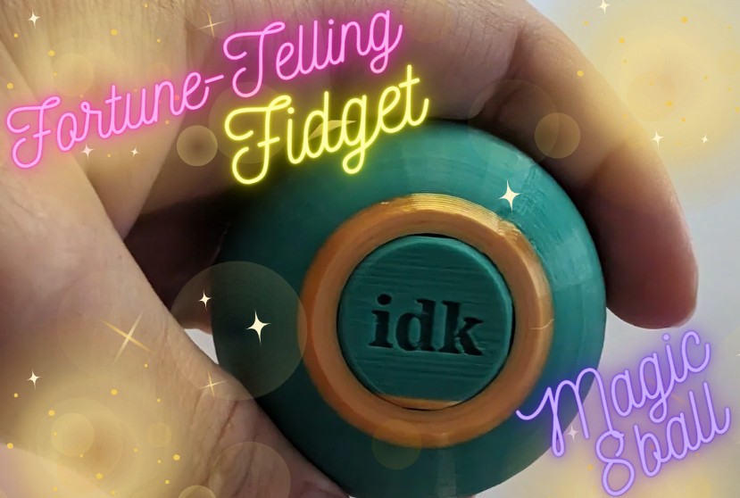 Amazing Fortune-Telling Fidget - Quick, Magic 8 Ball inspired fidget ...