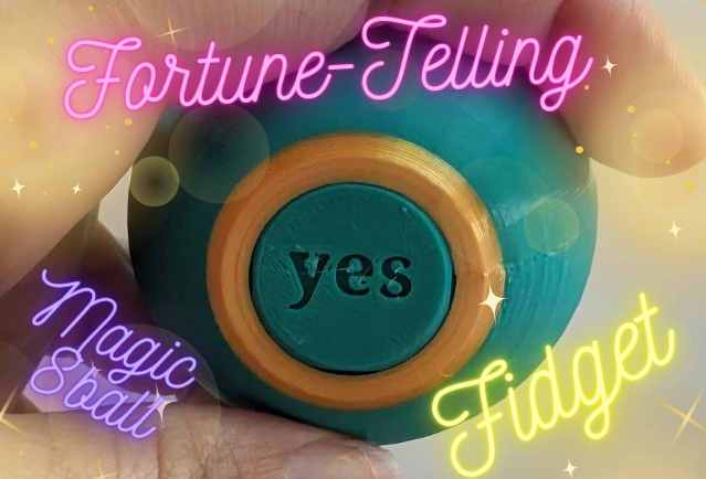 Amazing Fortune-Telling Fidget - Quick, Magic 8 Ball inspired fidget ...