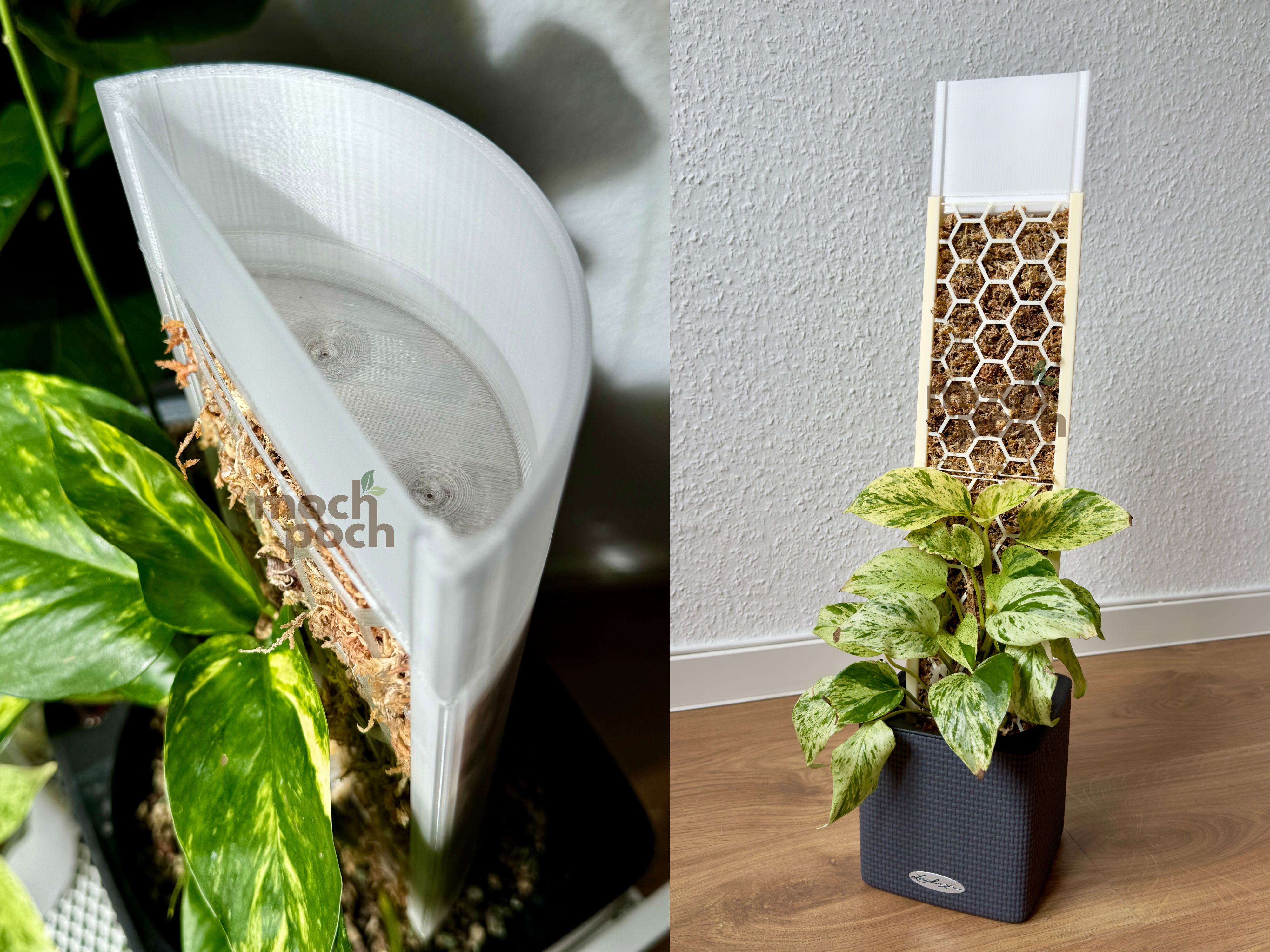 Miniatura 3 do modelo 3D Moss Pole (Watering Attachments)