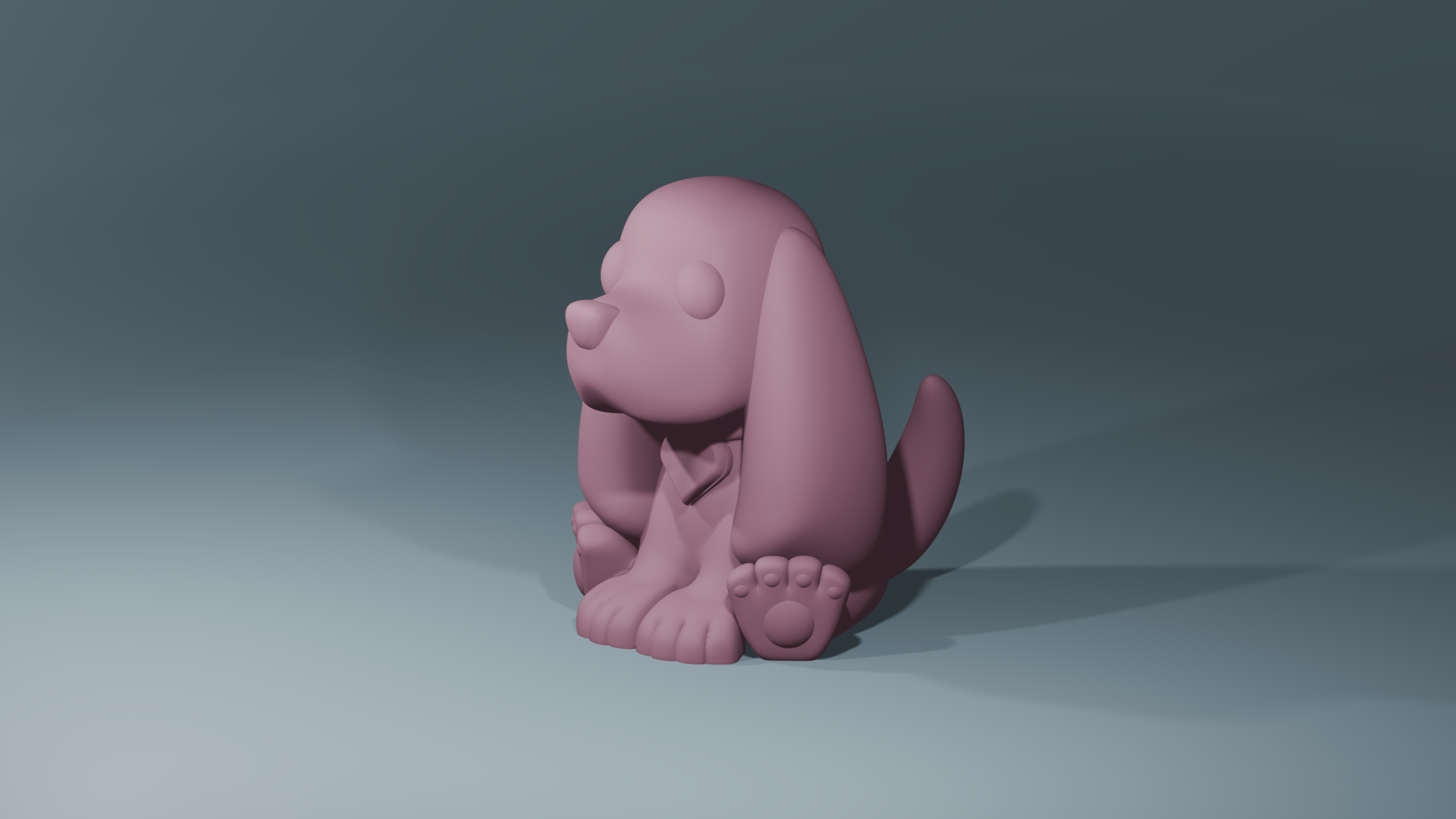 Miniatura 2 do modelo 3D Cute Cocker Spaniel (Multicolor)