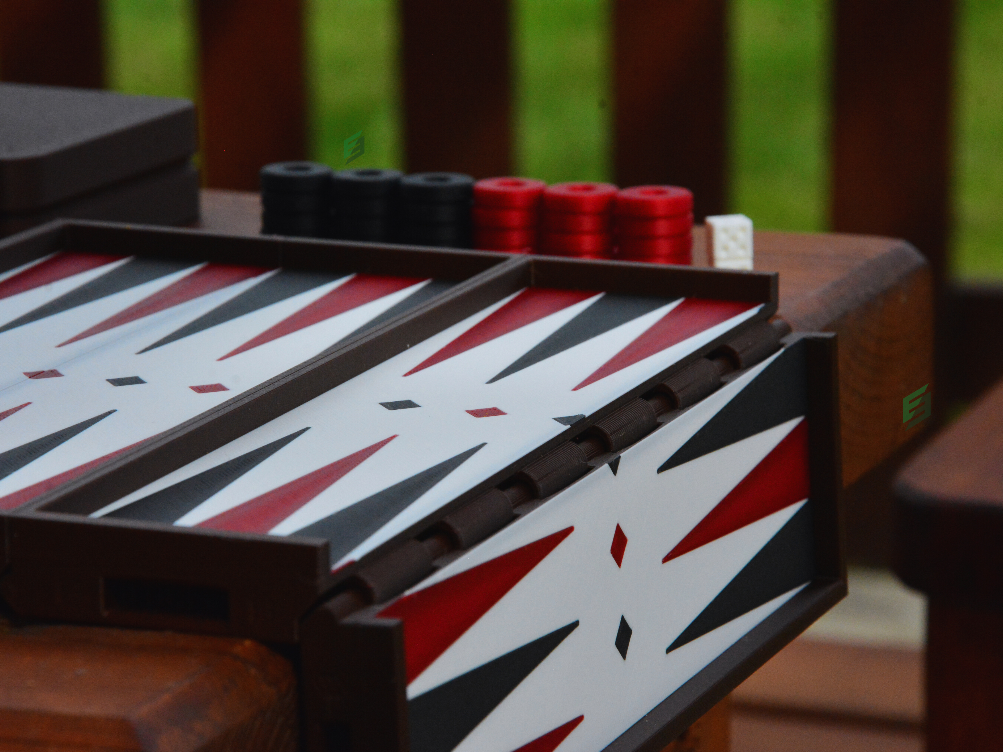 Miniatura 3 do modelo 3D Backgammon Voyage | Portable & Foldable