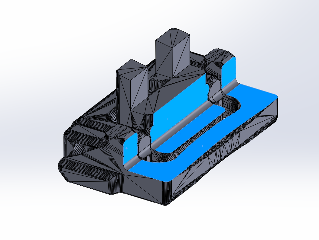 V0.1 Top filament latchfor 2.0-2.5mm panels EXTRA CLEARANCE version