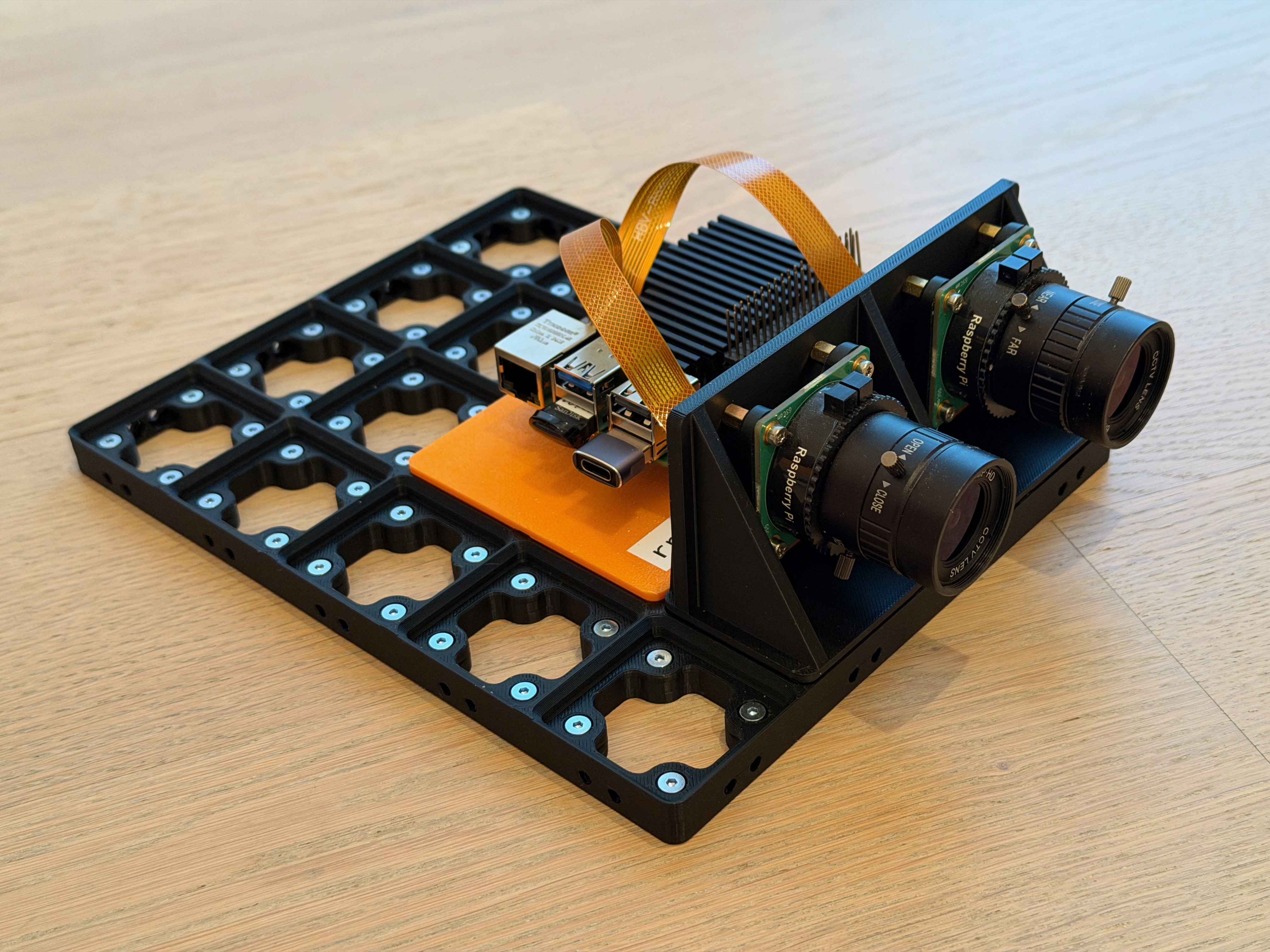 Gridfinity Raspi Cam Mount