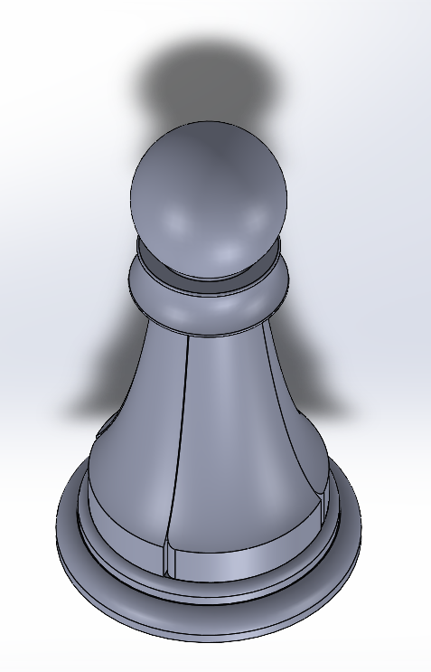 Mechanical Transforming Chess Pawn [easy To Print] *updated By Practice 