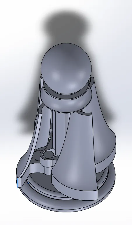 Mechanical transforming chess pawn by O Bh v | Download free STL model