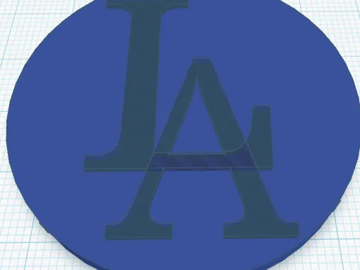 Los Angeles Dodgers coaster MLB quick prints