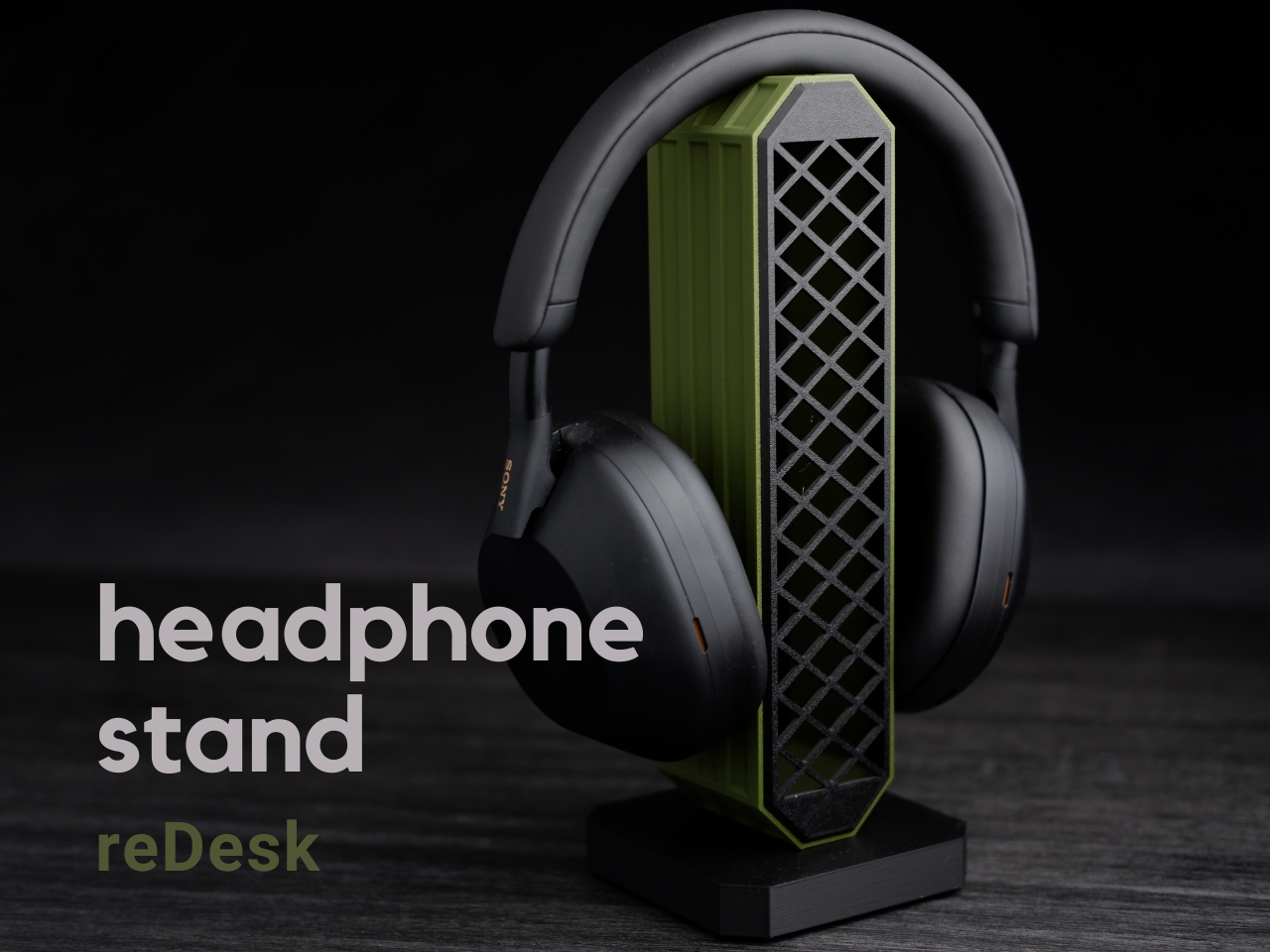 headphone stand · reDesk