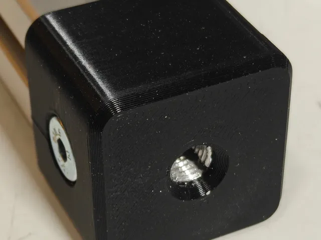 Aluminum profile 3030 end cap with M8 hole