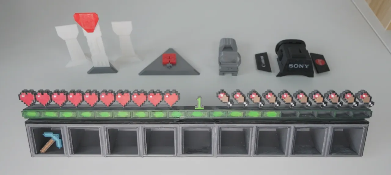 Minecraft Inventory by Jerry Li | Download free STL model | Printables.com