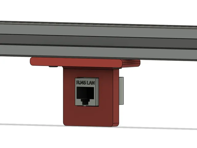 RJ45 Ethernet Keystone 2020 extrusion mount
