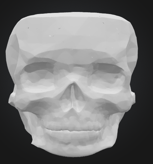 Skeleton vase