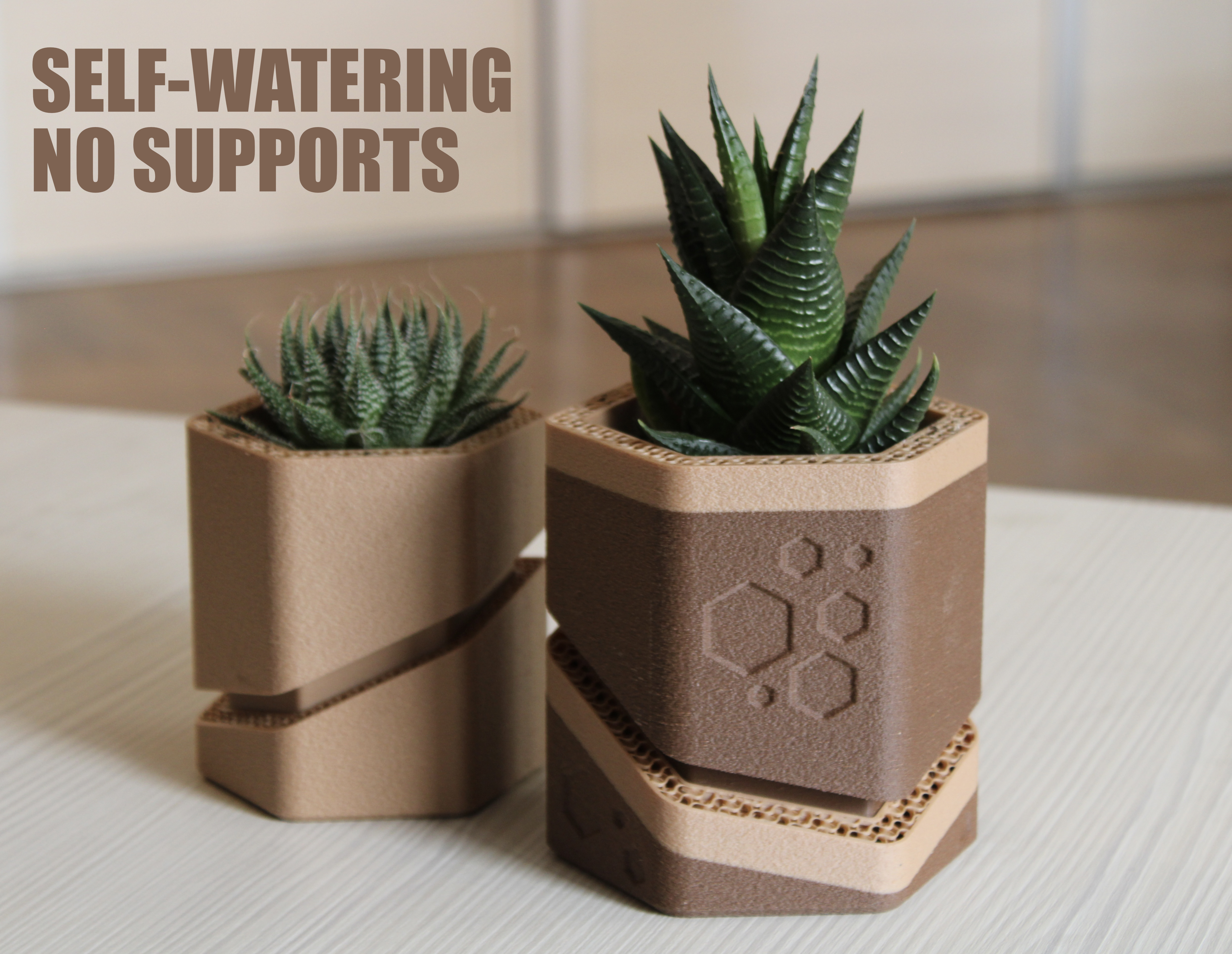 HEXA-CUT Planter and Pot