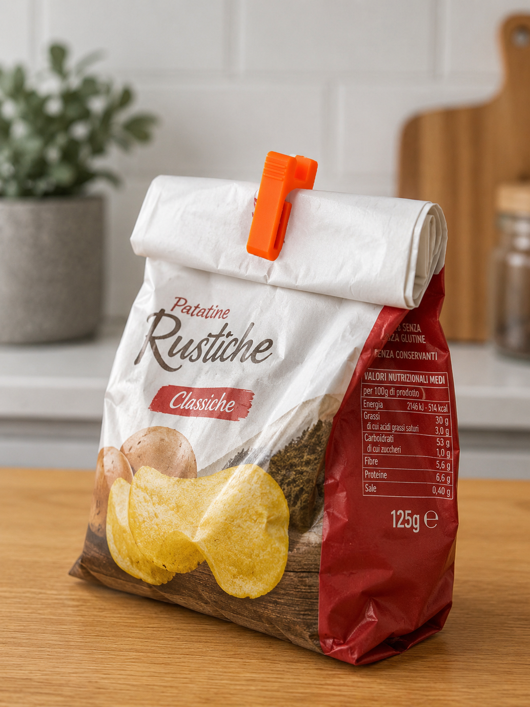 Reusable Bag Clip | Minimal Food Bag Sealing Clamp