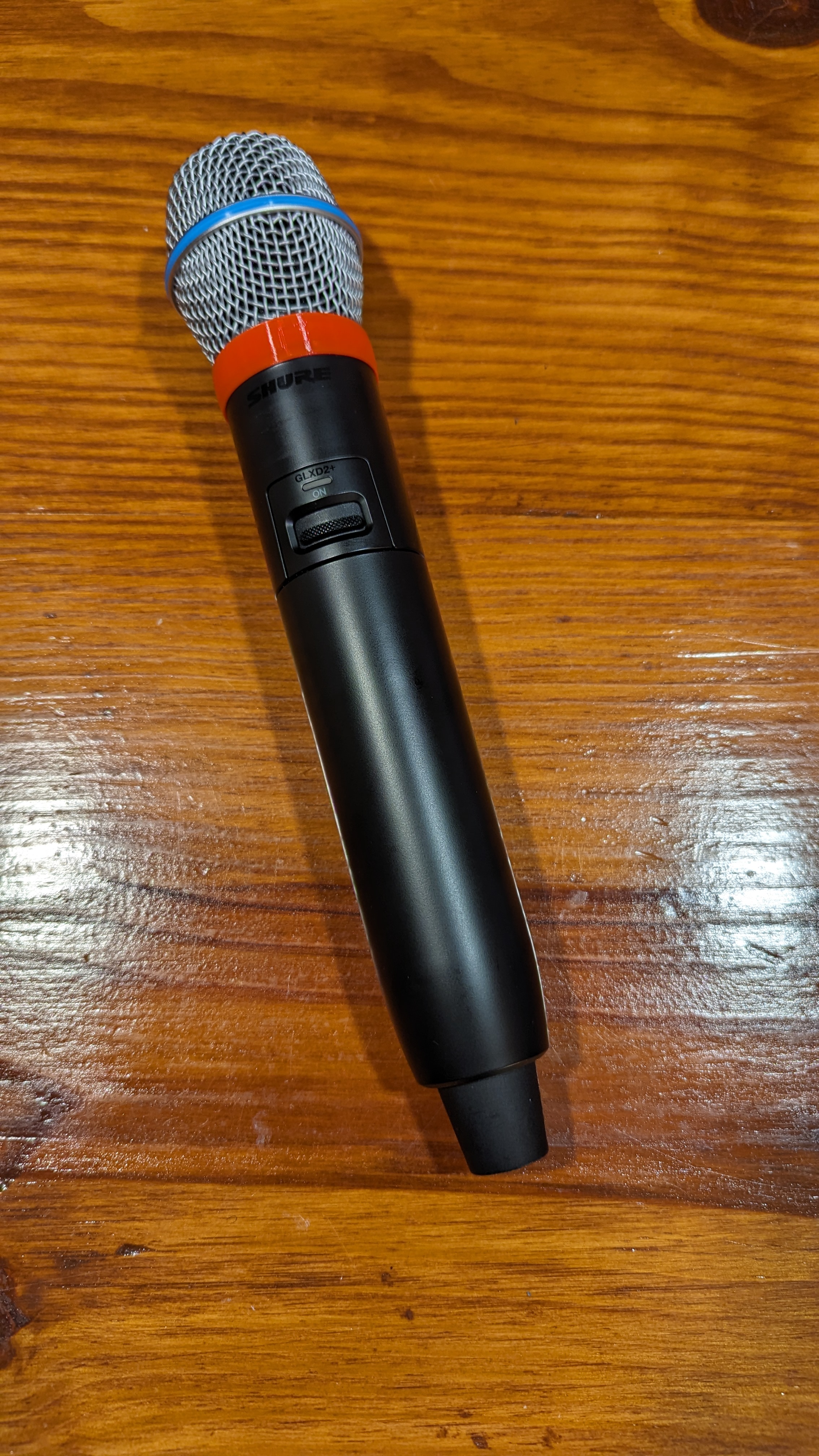 Mic identifier ring for Shure GLXD2