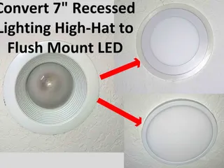 High Hat To Flush Led Recessed Lights