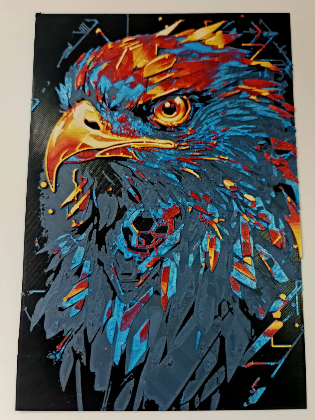 Miniatura 2 do modelo 3D Eagle Head Hueforge