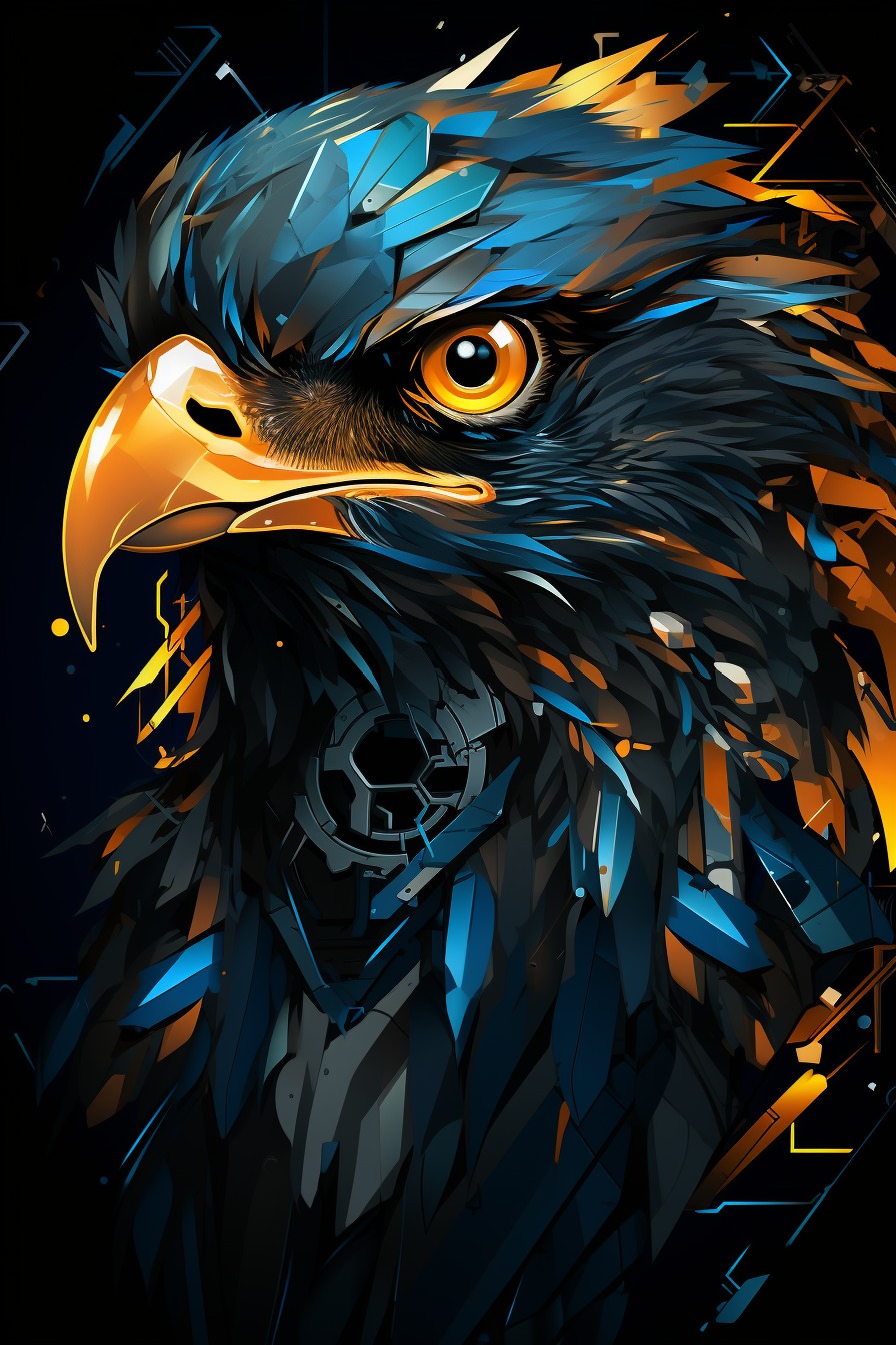 Eagle Head Hueforge