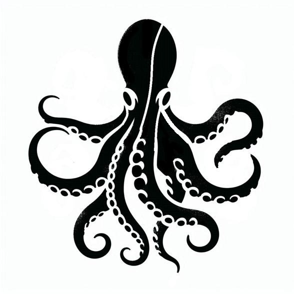 Stencil Octopus version 2 By Nina M ov Download Free STL Model stencil-octopus-version-2-by-nina-m-ov-download-free-stl-model