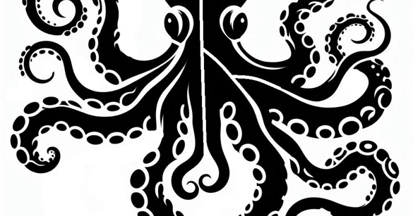 Stencil: Octopus (version 3) by Nina Máčová | Download free STL model | Printables.com