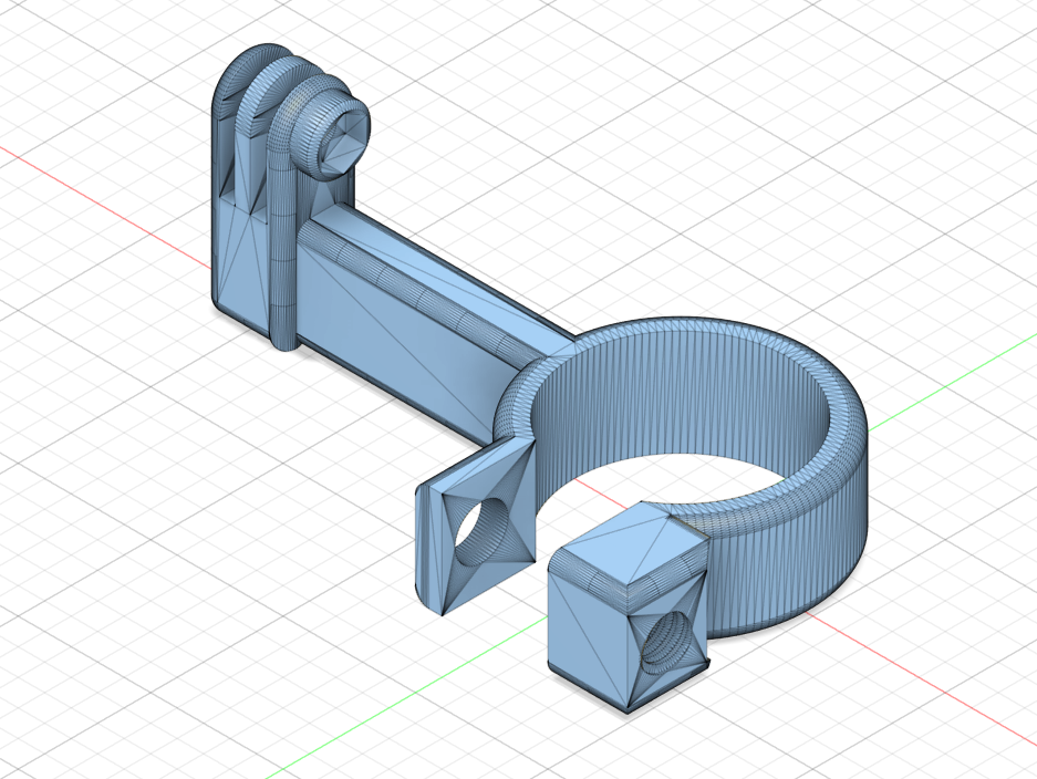 Miniatura 3 do modelo 3D GoPro Mount MTB Fork