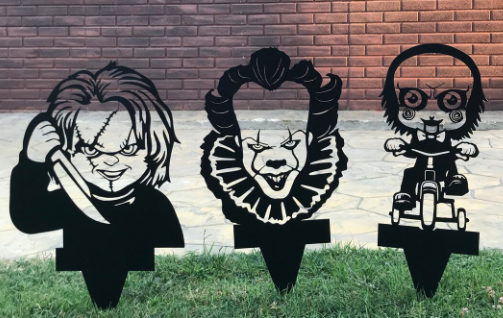 Scary Halloween Decor - Chucky, It, Saw