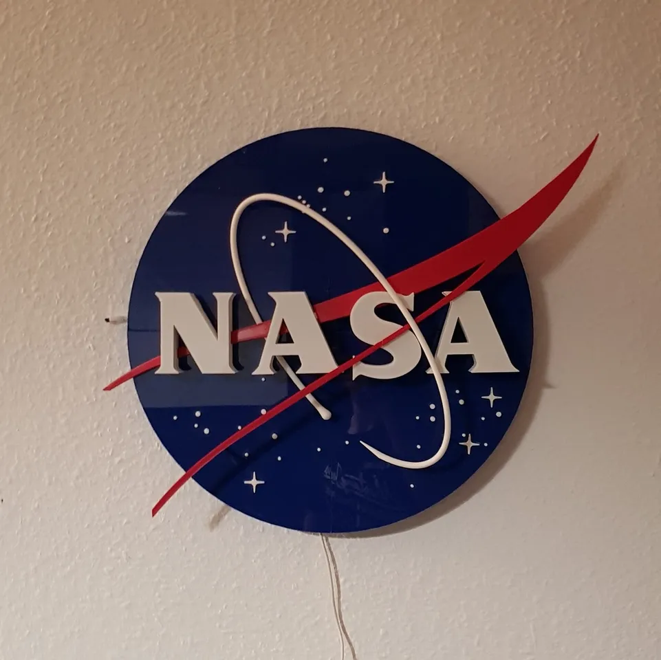 3d Printed Nasa Logo