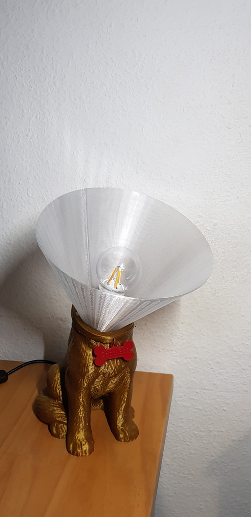 Cone of shame - Dog Lamp