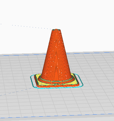 Rubber Cone Bitmap Cone bicolor by Noa PASQUIER | Download free STL model | Printables.com
