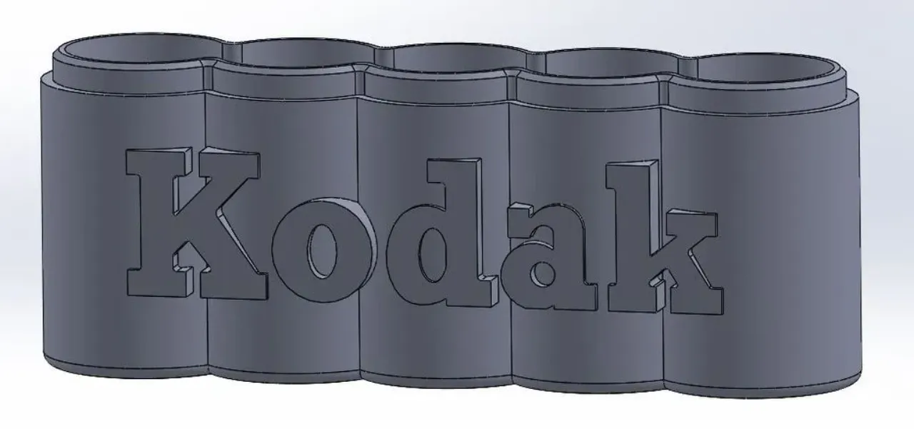 120 Film Container Case Box - Kodak by KEKO, Download free STL model