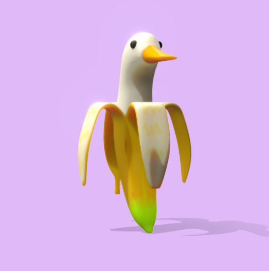 duck and banana duck