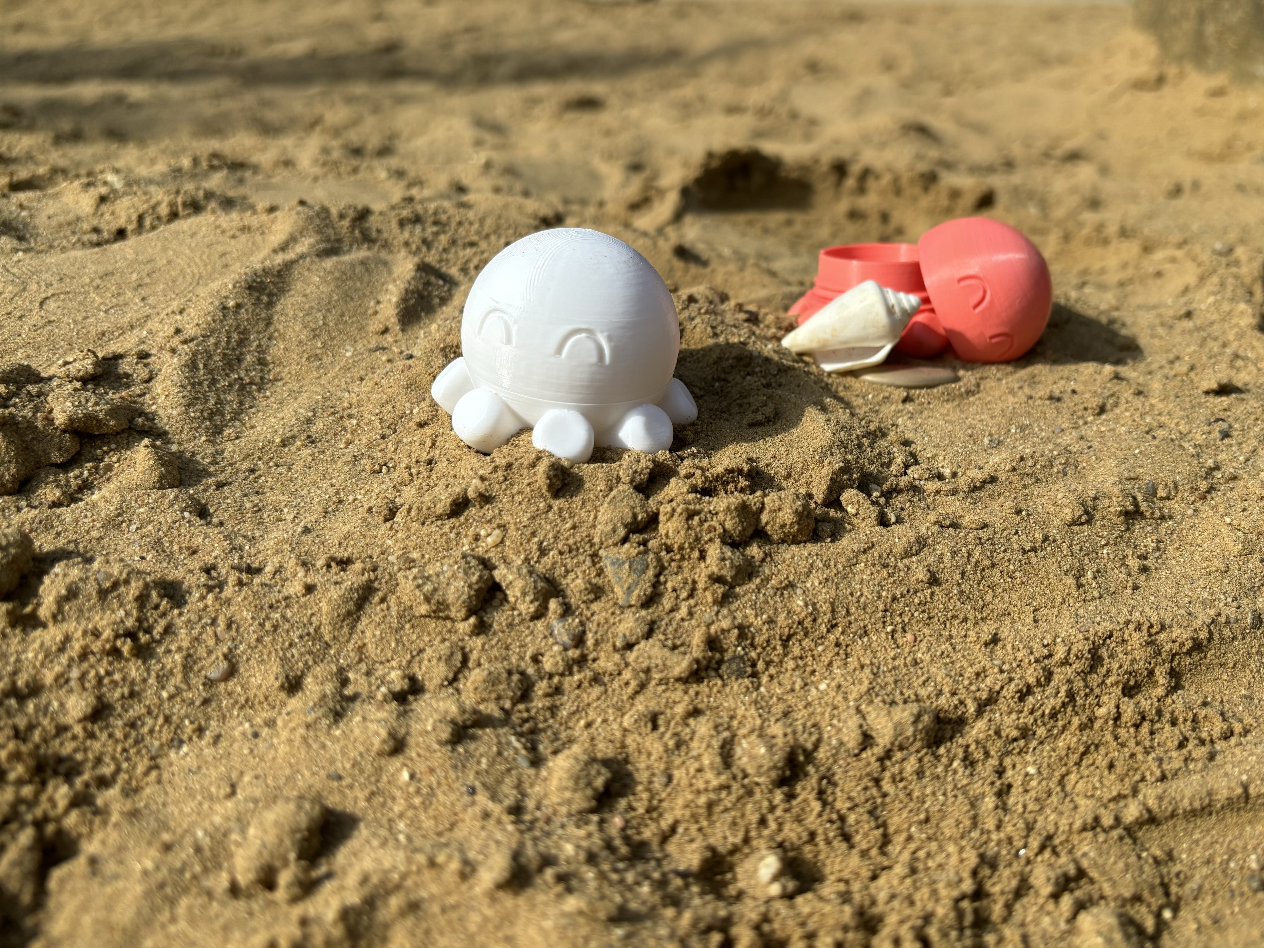 Miniatura 4 do modelo 3D Cute octopus threaded box