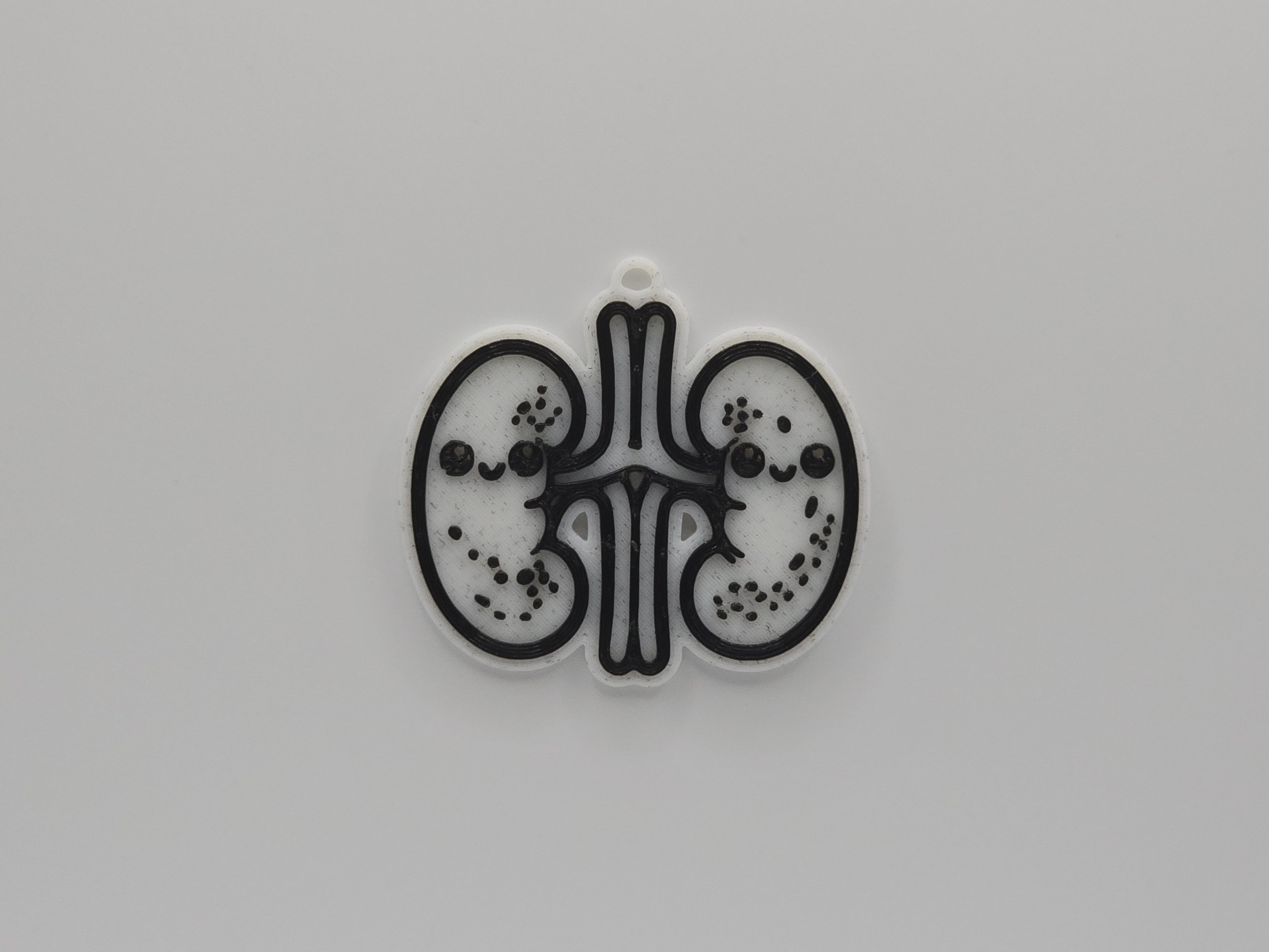 Cute Anatomical Kidneys Keychain by FC2M3D Download free STL model