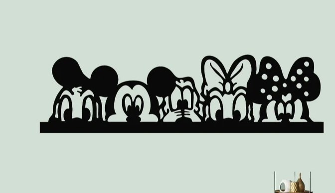Mickey Mouse Friends Wall Art