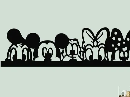 Mickey Mouse Friends Wall Art