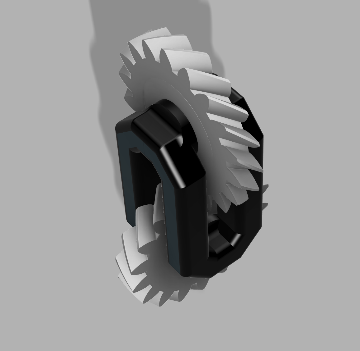 Helical gear fidget toy V2 (100 PRESS FIT) by Magmabow Download free STL model