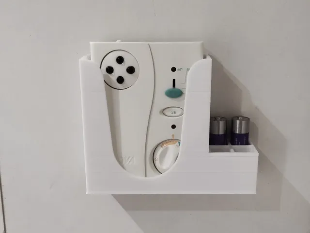 Remote mount with batteries holder