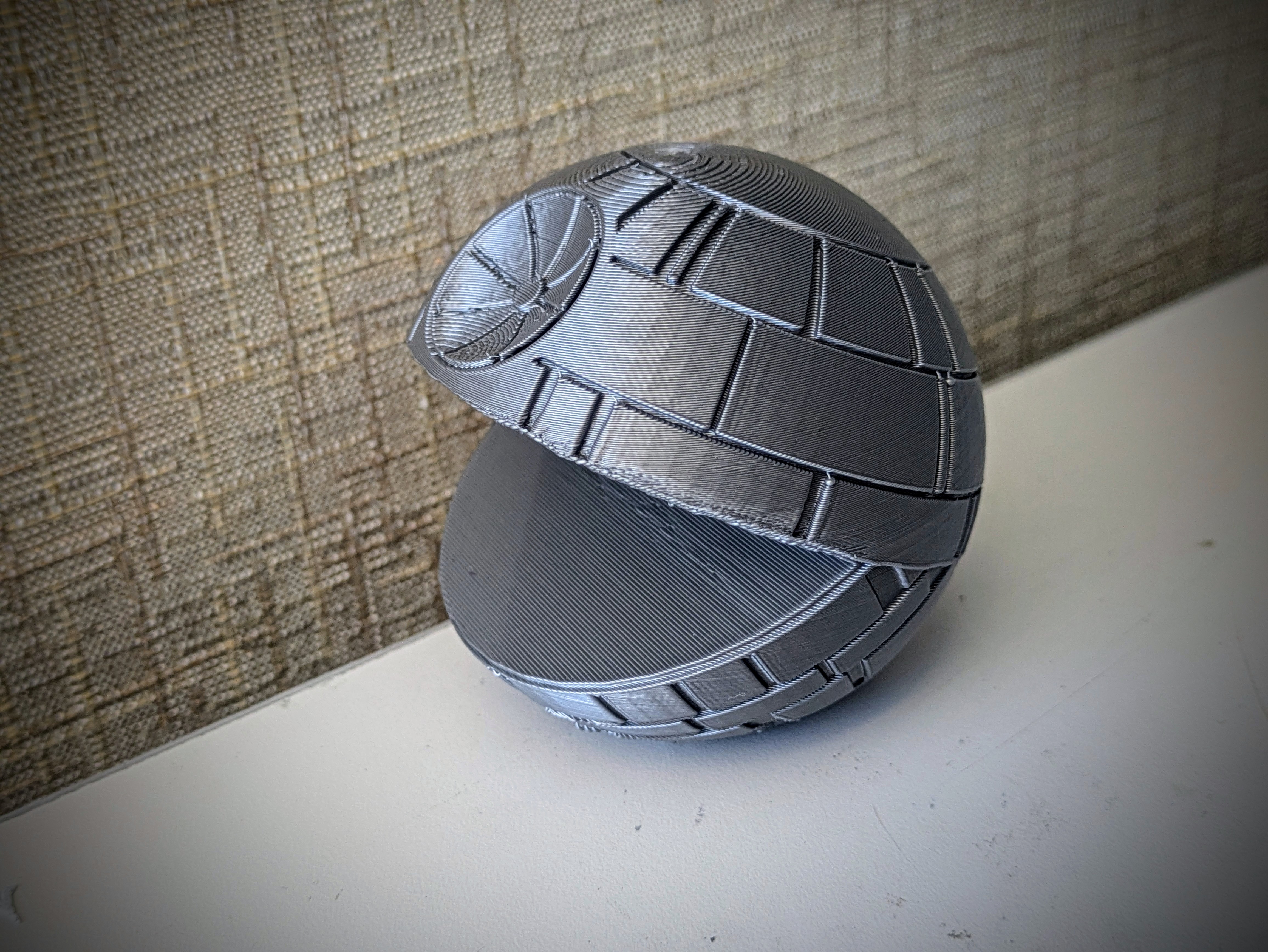 Death Star...but its a Pacman
