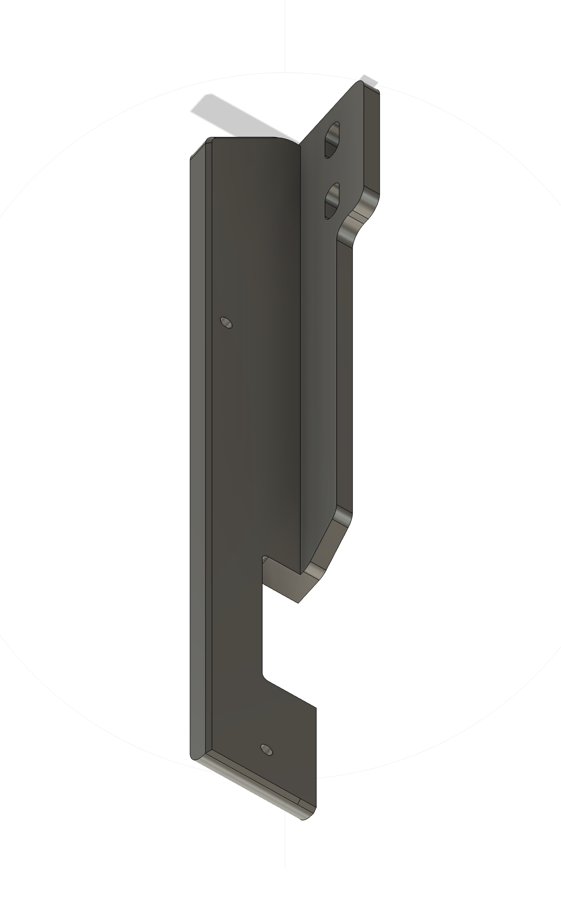 Anti-shake base right side to be used with side spool hoder Ender 3 v3 SE/KE