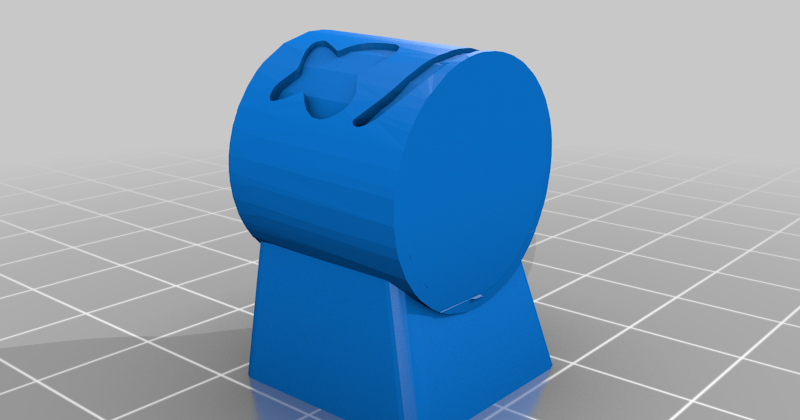 Marshmello keycap by BTran1234 Download free STL model Printables com