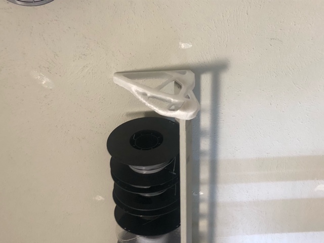 Filament Shelf Wall Mount Bracket - Topology Optimized